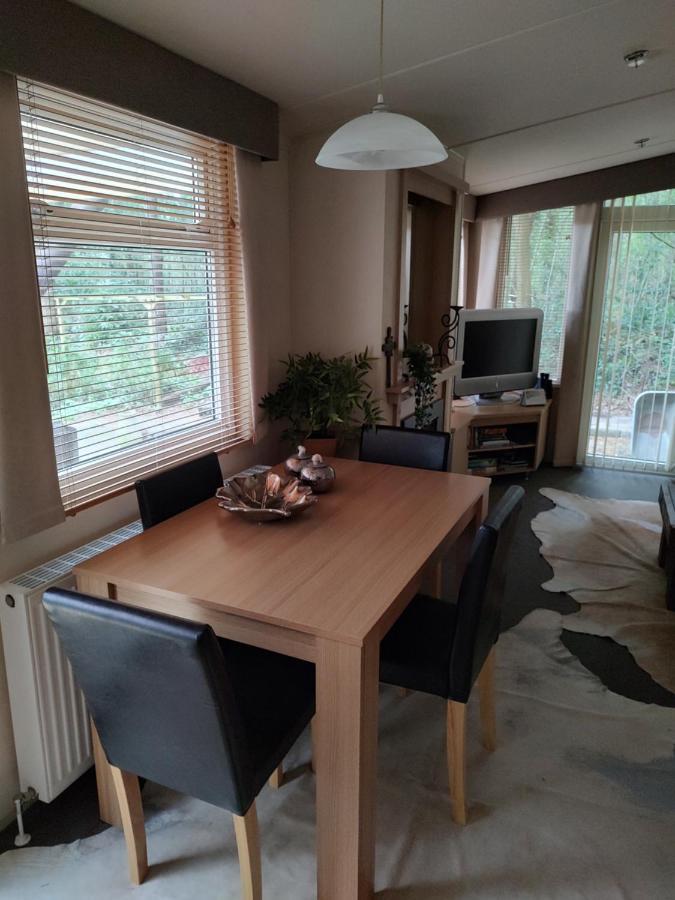 Chalet Met Veranda Aan Bosrand Vledder Exterior foto